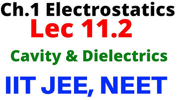 Ch.1 Electrostatics Lec11.2 Solid Non Conducting Sphere with Cavity | IIT JEE, NEET | Vinay IITian