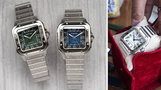 Cartier Santos Green, Blue or White? FAQs and Review