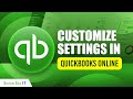 How to Customize Settings in QuickBooks Online