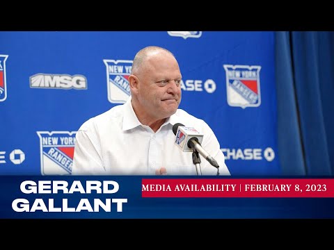 New York Rangers: Gerard Gallant Pregame Media Availability 
