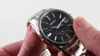 Grand Seiko Spring Drive SBGA101 Luxury Watch Review - YouTube