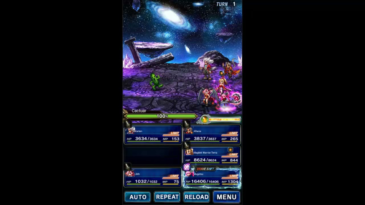 FFBE Limit Bursts - Neo Vision Grim Lord Sakura (Soul Harvest)
