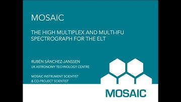 MOSAIC: the high multiplex and multi-IFU spectrograph for the ELT