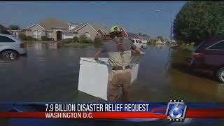 President Trump Requesting 7.9B In Relief Funding For Hurricane Harvey