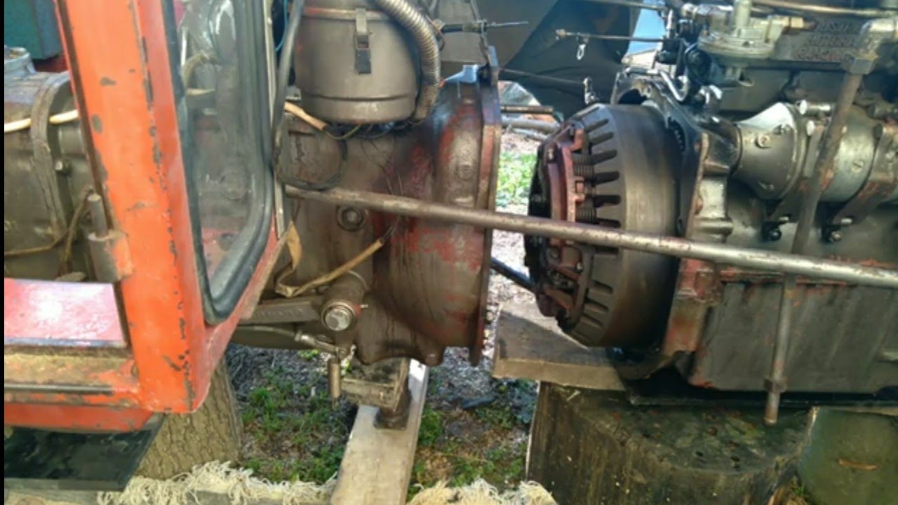 Разборка трактора и снятие ламели/имт 533