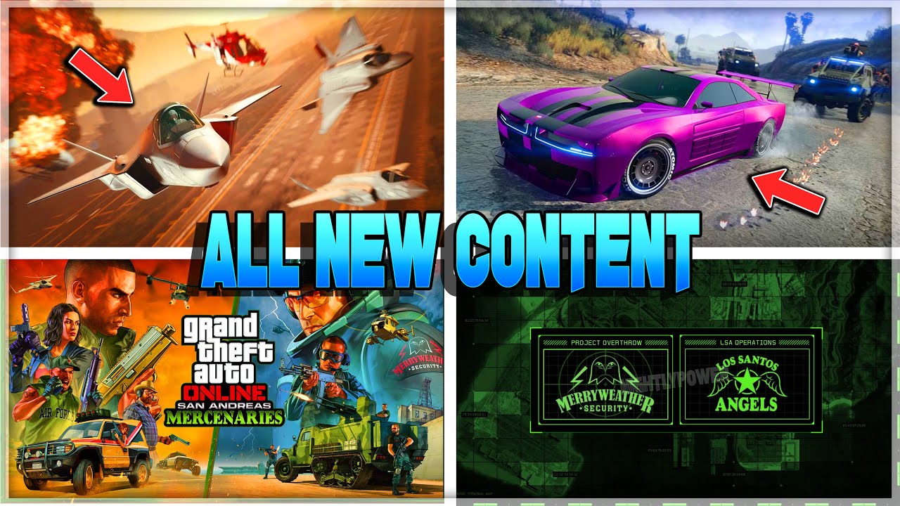 All new vehicles in GTA Online: Los Santos Mercenaries update