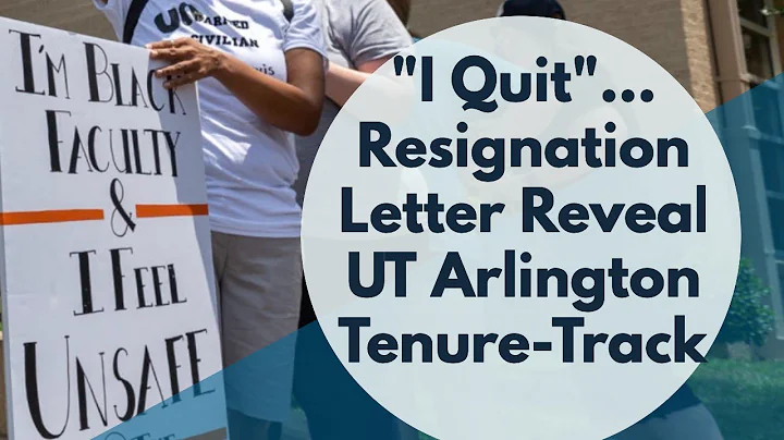 Faculty Resignation Letter of 2021 Revealed | Univ...