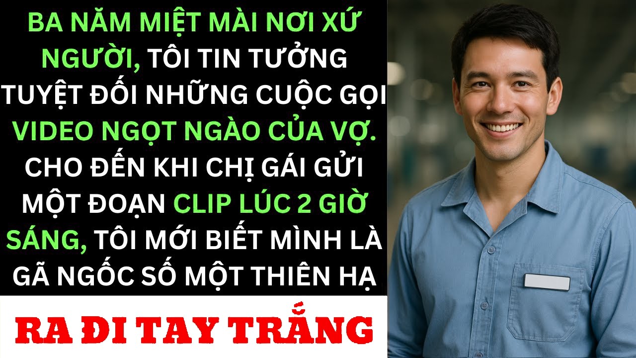 Tôi Đi Xuất Khẩu Lao Động, Gửi Tiền Về Cho Vợ Con – Vợ Lại Lấy Tiền Đi Làm Đẹp Và Nuôi Trai Trẻ