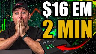 Fiz $16 em 2 MINUTOS com esse robô na Deriv (teste real)
