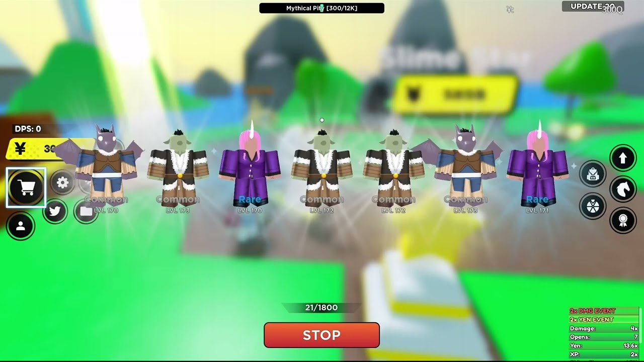 Getting the secret milim from slimey island( anime fighters simulator)