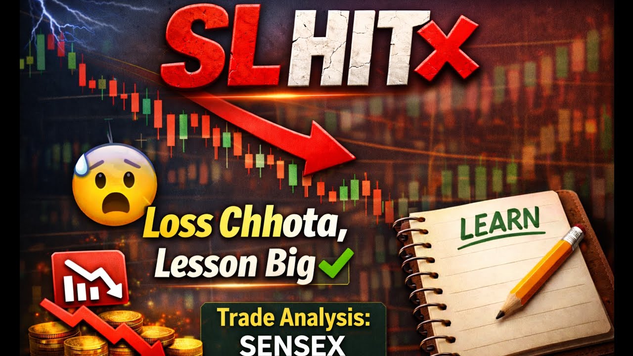 “SL hit ❌Risk management ✅” || live scalping 📈 || SENSEX | 