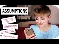 Your Assumptions - Let's Get Personal