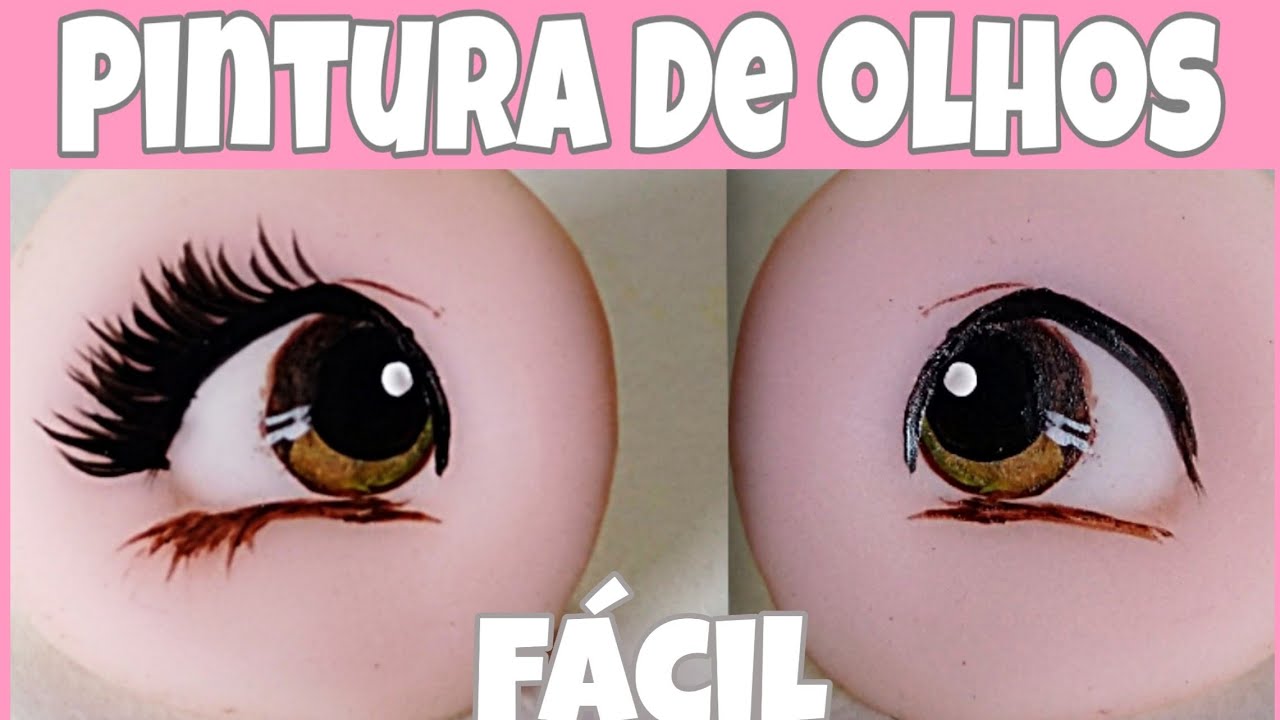 PINTURA DE OLHOS NO BISCUIT+ SORTEIO | PORCELANA FRIA
