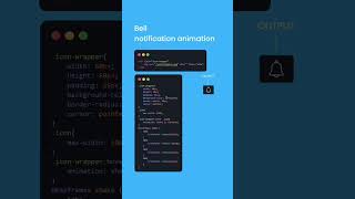 bell notification animation in html, css and JavaScript #shorts #tech #programming