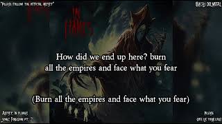 IN FLAMES - FOREGONE PT. 2 (LYRICS ON SCREEN)