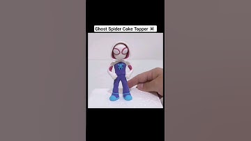 Modelling a Ghost Spider Cake Topper #caketopper #cakedecorating #spidey
