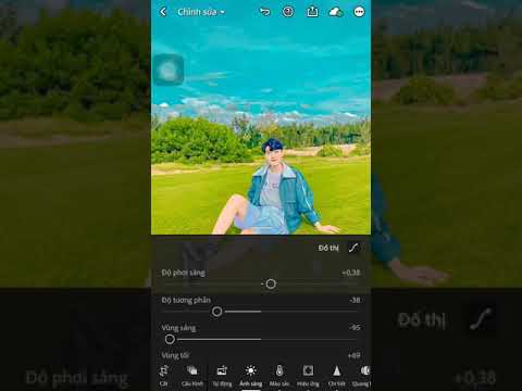 Công Thức Chỉnh Màu Lightroom Tone Xanh - Ct chỉnh Tone xanh vàng 😍app lightroom ạ màu xịn quá đi 😍😍😍
