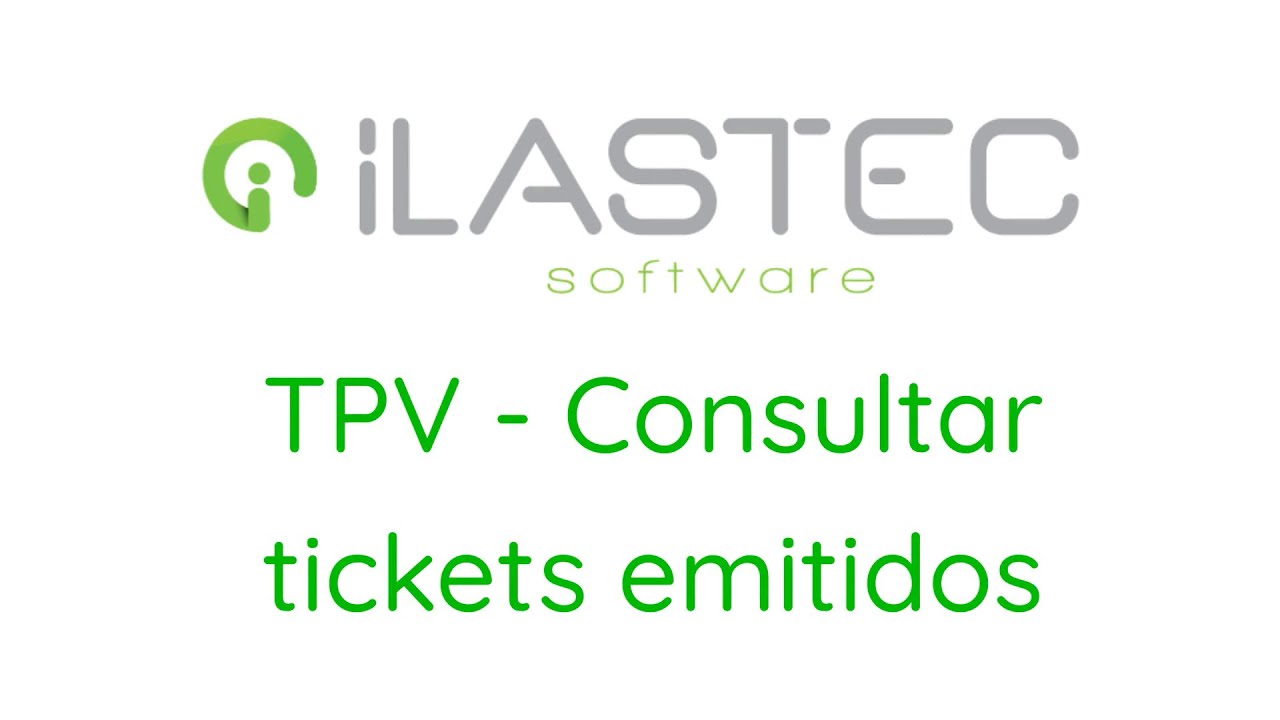 TPV - Consultar tickets emitidos