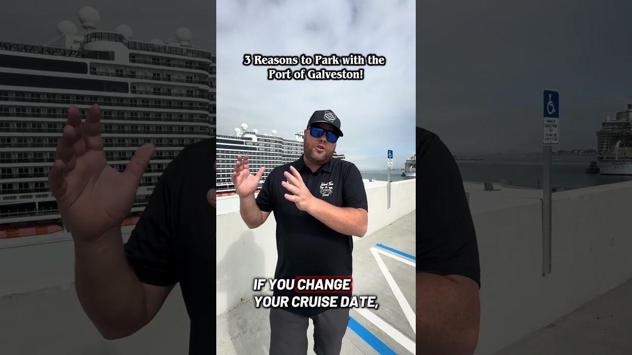 3 Reasons to Park with the Port of Galveston! #travel #cruise #park #galveston