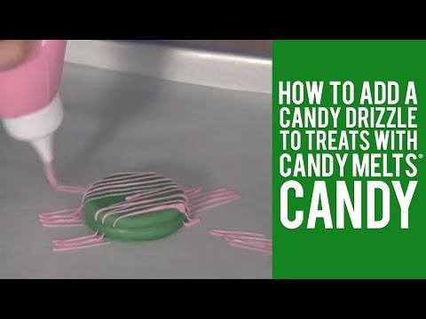 How to add a Candy Drizzle to Treats with Candy Melts® Candy