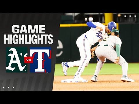 A&#39;s vs. Rangers Game Highlights (4/11/24) | MLB Highlights