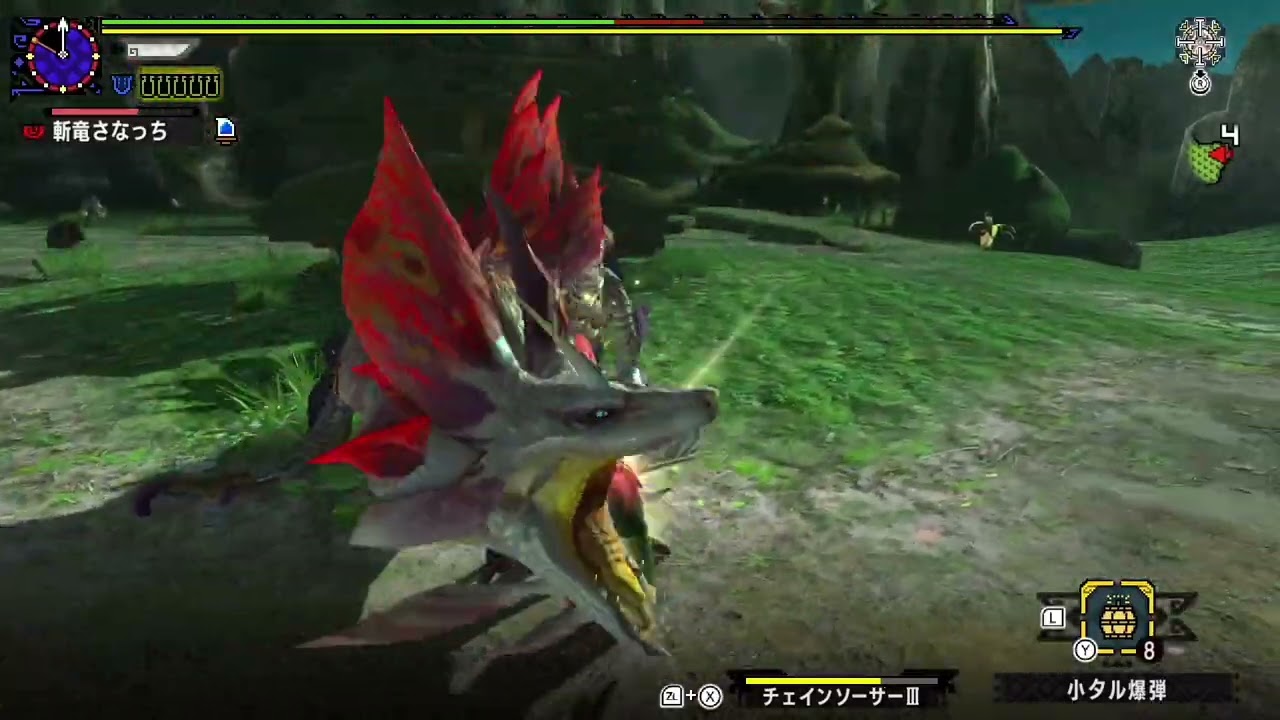 【MHXX/MHGU】 G３ タマミツネ　ブレイヴ盾斧　03'57"80 狩人道場　チャージアックス