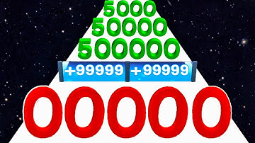 Number Stack 3D vs Flexy Runner - ASMR Gameplay (NOOB vs PRO vs HACKER)