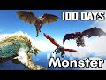 100 ngày mình sinh tồn ở thế giới Monster trong ARK