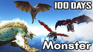 100 ngày mình sinh tồn ở thế giới Monster trong ARK