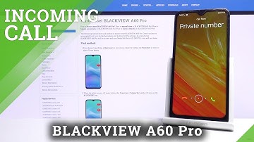 BLACKVIEW A60 Pro Incoming Call