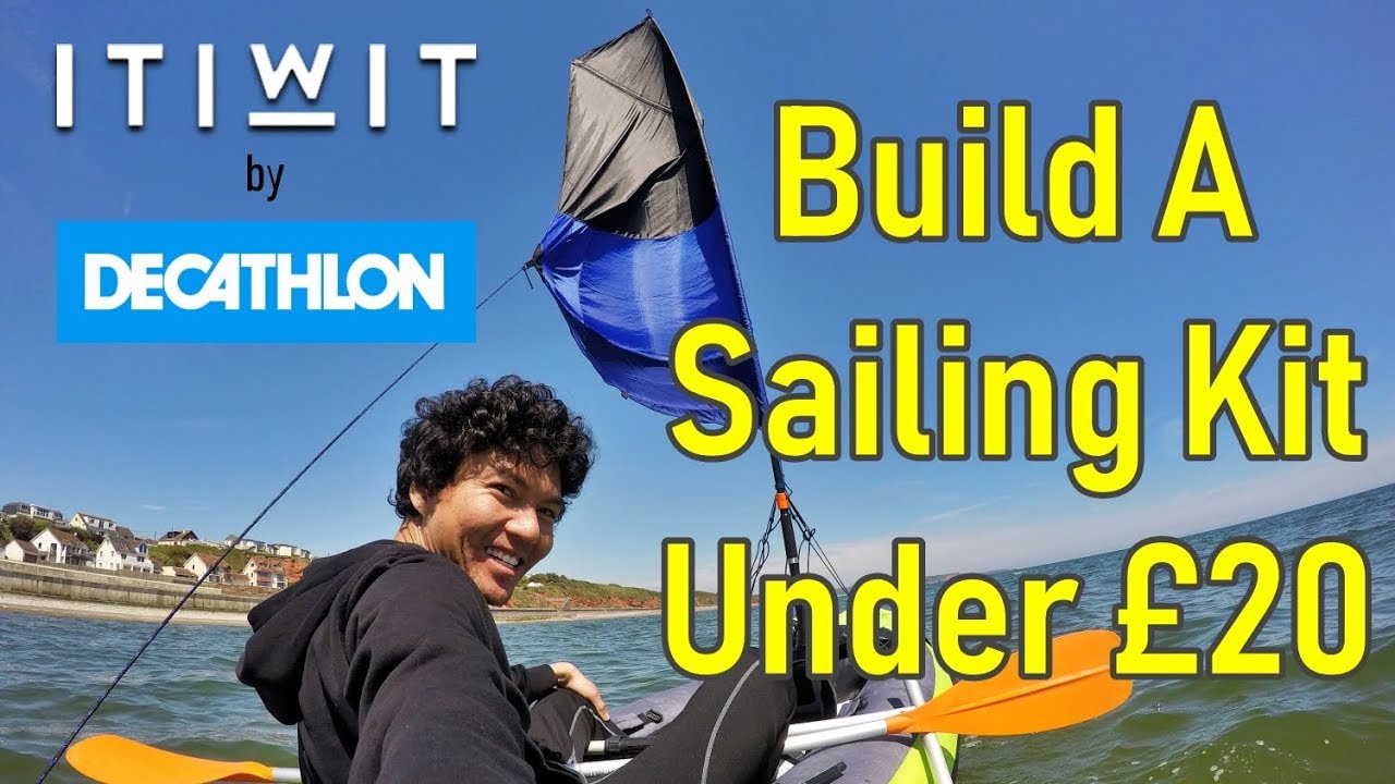 decathlon inflatable sailing boat