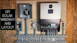 Off Grid Diy Solar - Wall Prep, Wireway, And New Eg4 6000 Xp - Pro Results