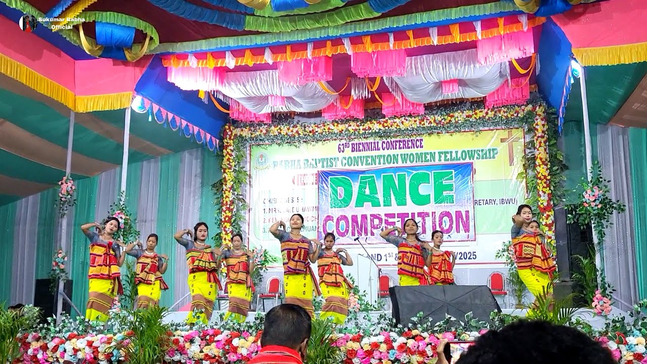 Pidan Din Sokfwiu Nangai A Kocha Rabha Gospel song_Melabasti Pastorate Area  Competition Dance 2025