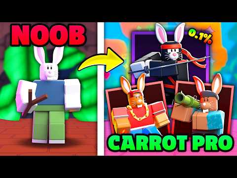 I Went From NOOB to PRO In Carrot Tower Defense..