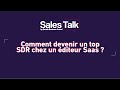 Euridis sales talk  comment devenir un top sdr chez un diteur saas  