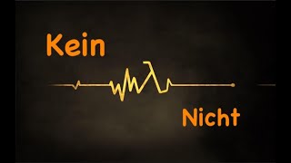 kein oder nicht ? #kein #keine #nicht