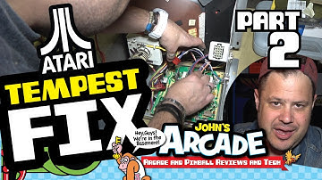 Atari Tempest Fix Part #2 - 6100 Monitor rebuild Transistors Sockets and LV2000