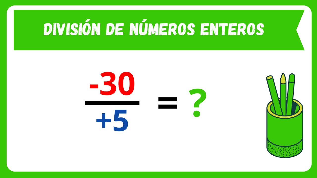 Como DIVIDIR NÚMEROS ENTEROS Ejercicios Resueltos 👍 YouTube