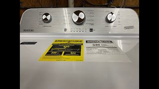 Dedicated to Bruce: Maytag MVW4505MW - Delicate Cycle  & Bulky Cycle
