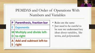 Functions Guided Notes Order of Ops and Key Terms