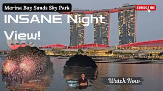 Marina Bay Sands: Day vs. Night Views (Singapore) + NDP Fireworks & Casino Tour 2025