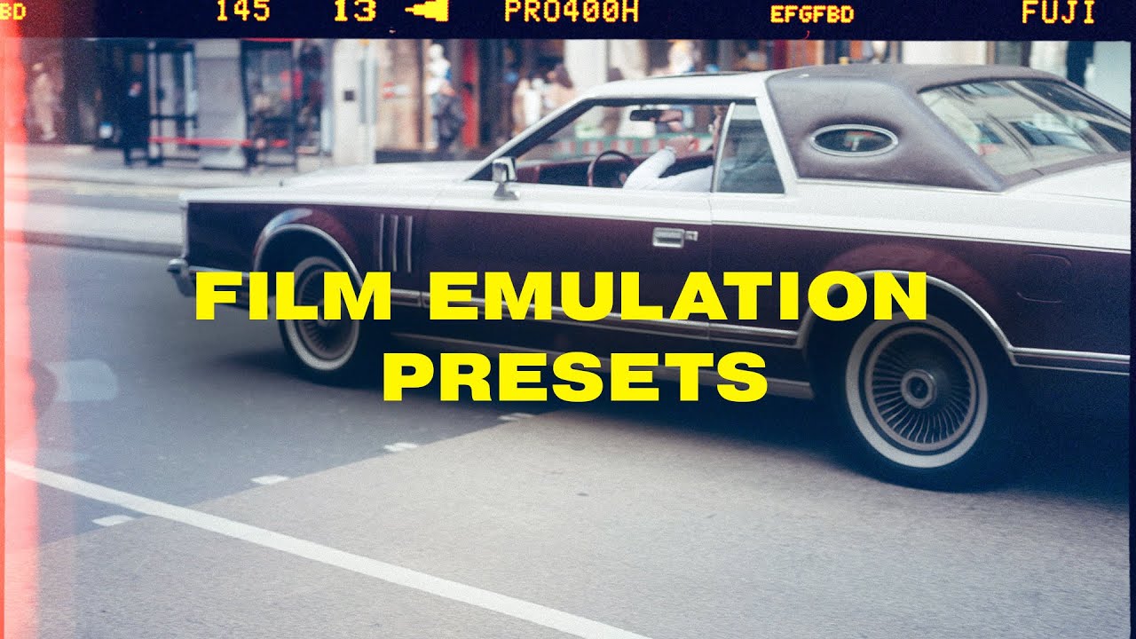 FUJI FILM EMULATION PRESETS Lightroom & YouTube