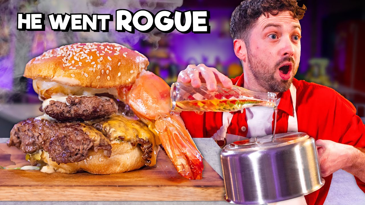 ⁣Barry goes ROGUE... then panics! | Sub 10 Minute Burger Challenge Ep.3