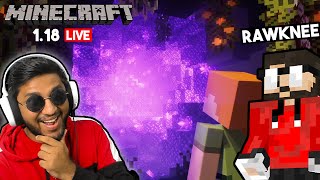 DIAMONDS IN MINECRAFT 1.18 LIVE with @TheRawKneeGames