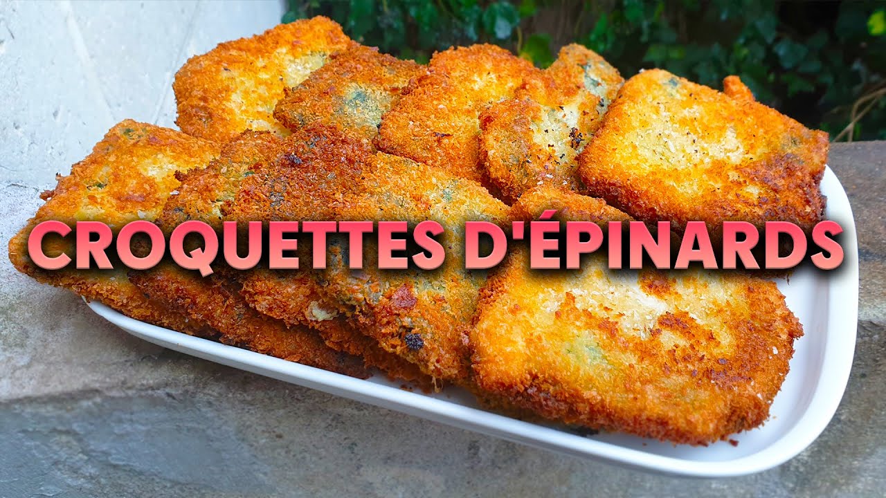Croquettes d'Épinards À l'Italienne 🇮🇹