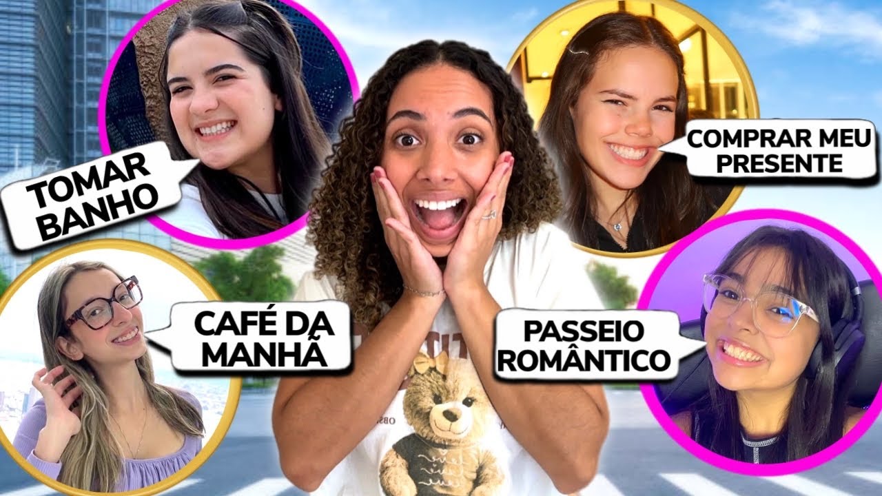 AS YOUTUBERS DECIDIRAM O MEU DIA POR 24 HORAS! 