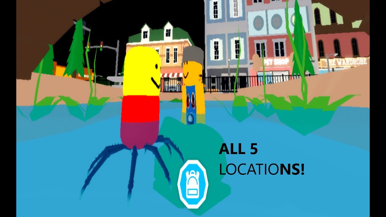 All 5 Spider Locations In Robloxian Highschool Youtube