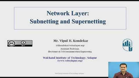 Network Layer : Subnetting and Supernetting
