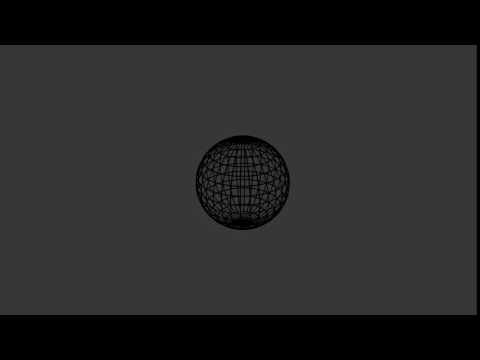 Spinning Wireframe Globe