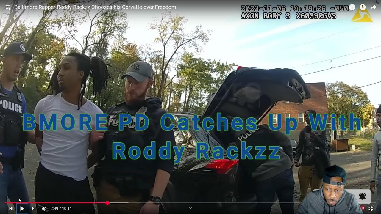 Baltimore Rapper Rowdy Rackzz ARRESTED During Traffic Stop! - YouTube